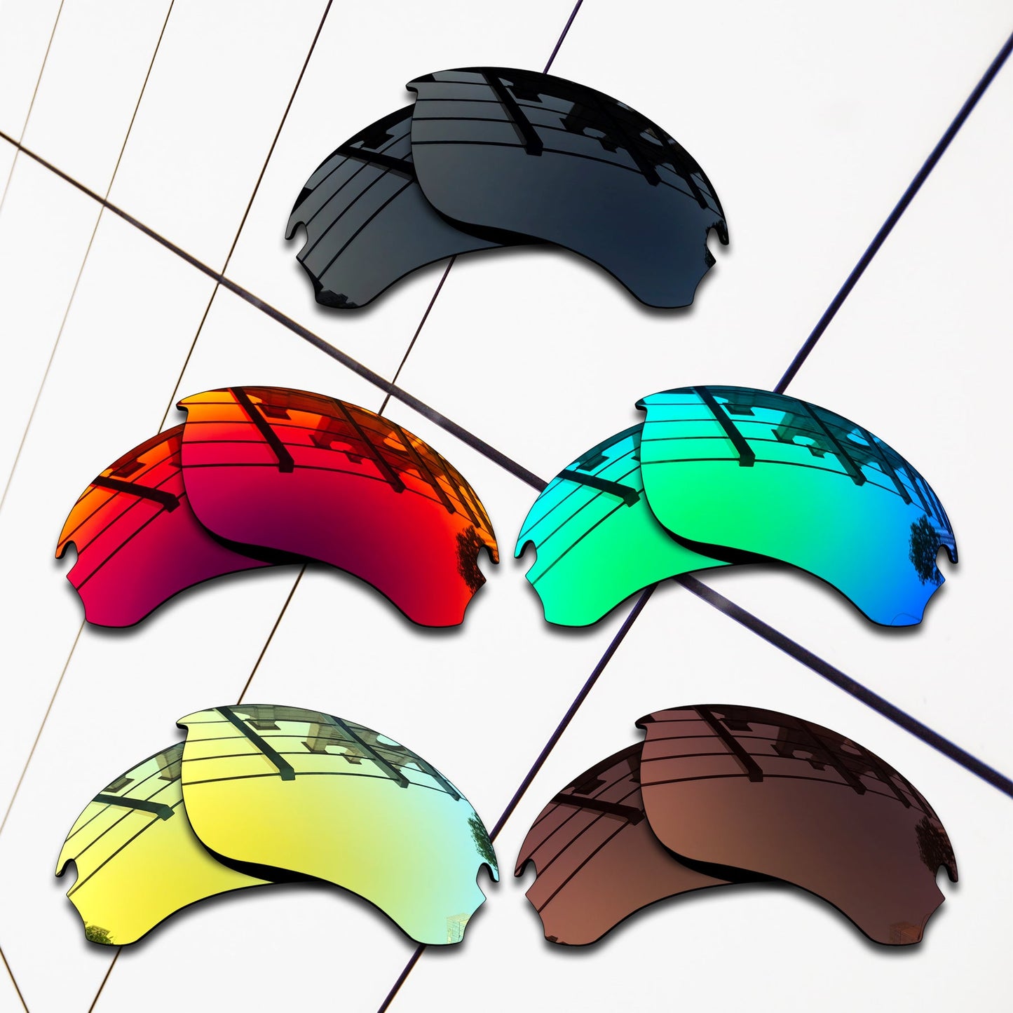 Polarized Replacement Lenses for Oakley Si Speed Jacket Sunglasses