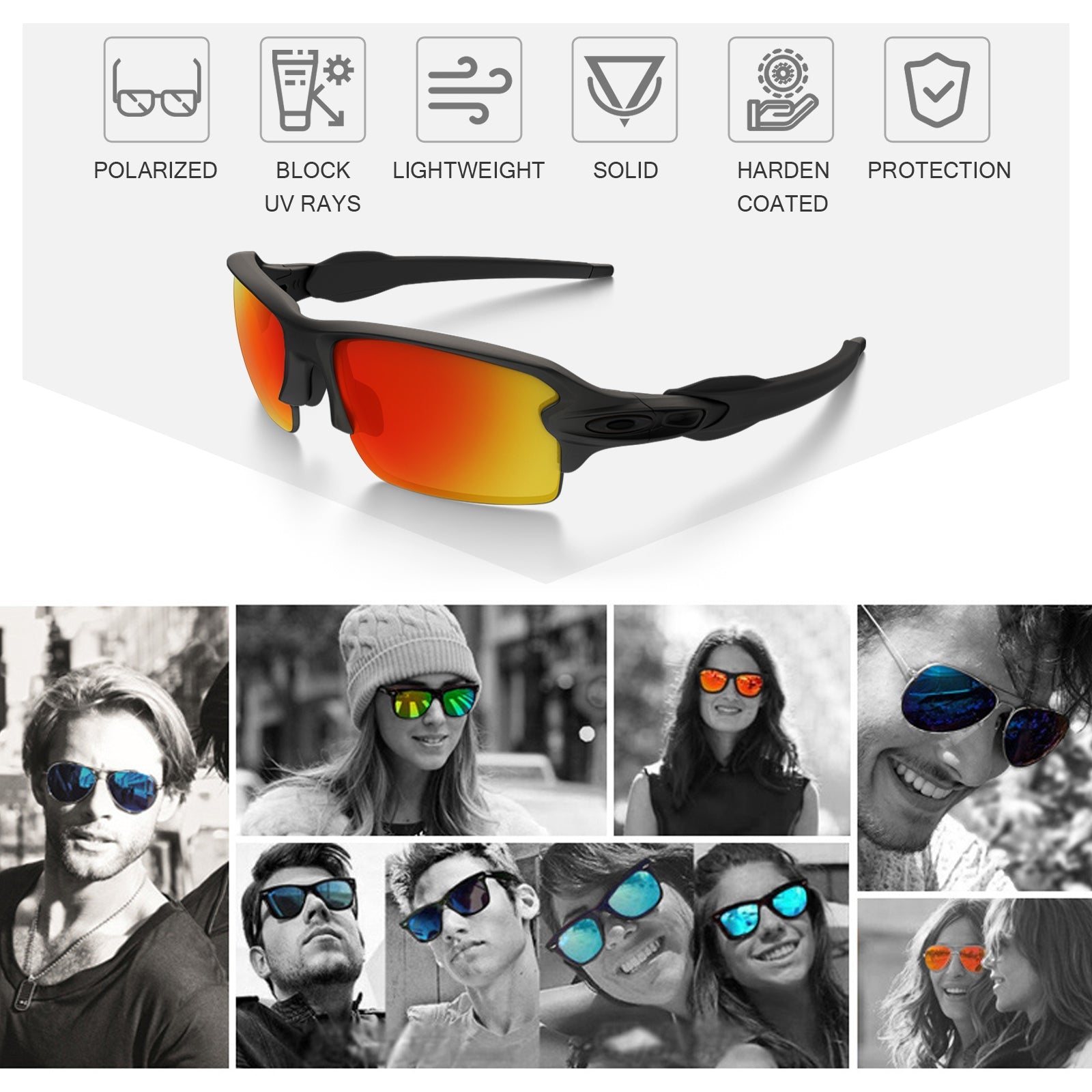 Oakley Flak Jacket XLJ Sunglasses Performance